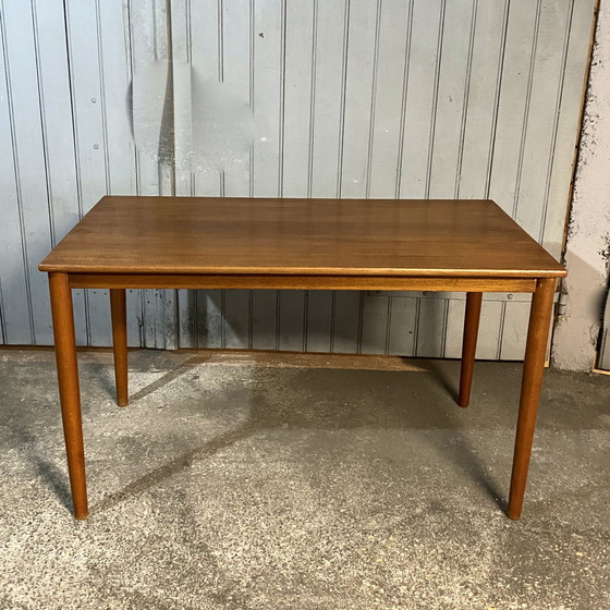 Image 1 of Scandinavische houten eettafel, bureau, 1960