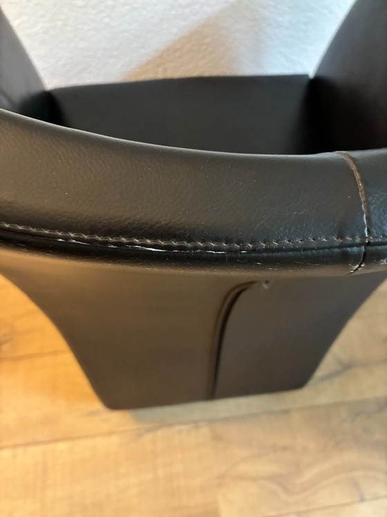 Ensemble de 3 fauteuils Montis – cuir noir – Leather (photo 9 of 13)
