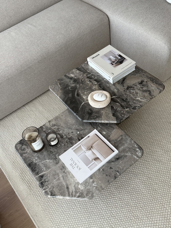 Image 1 of Vintage marble nesting tables