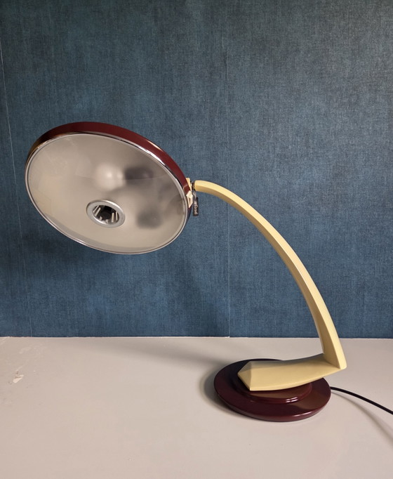 Image 1 of Vintage table lamp - Fase | Boomerang 2000 - 1970s