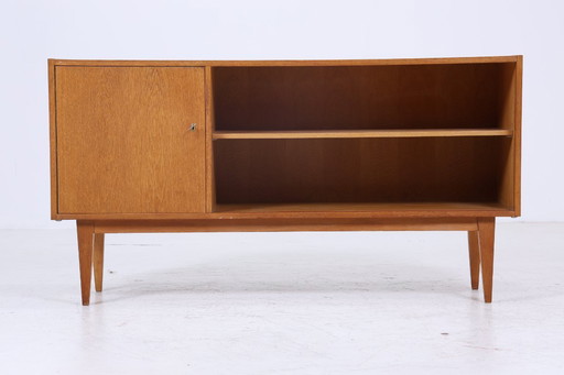 Hellerau 602 / M Sideboard 60s | Mid - Century Drawers Sideboard Cabinet Light Oak Franz Ehrlich Design 70s #06-32