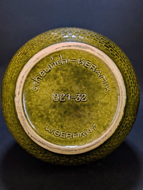 Großer Topf Rumtopf Scheurich 821-32 – Westdeutschland – 70er Jahre – Dekorative Objekte, Ceramic (photo 5 of 8)
