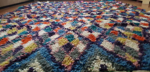 Handgeknoopt Berber kleed wol 234x163cm