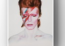1x Alladin Sane (closed eyes) 1973 David Bowie color photography
