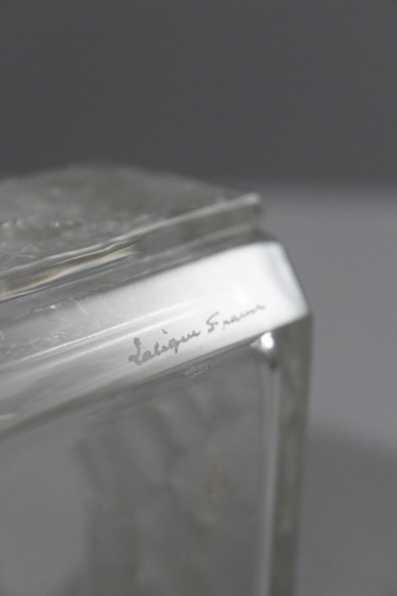 Image 1 of Lalique France "Colmar" ashtray, signed circa 1940