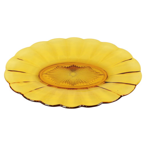 Val Saint Lambert Fruit Bowl Art Deco