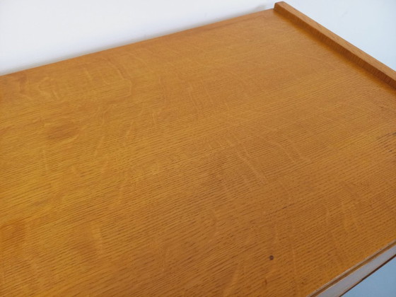 Image 1 of Vintage eikenhouten ladekast uit de jaren 60.