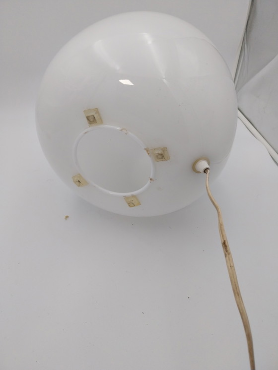 Image 1 of 1 x verrerie de vianne opaline tafellamp zgn. Sqircle vorm