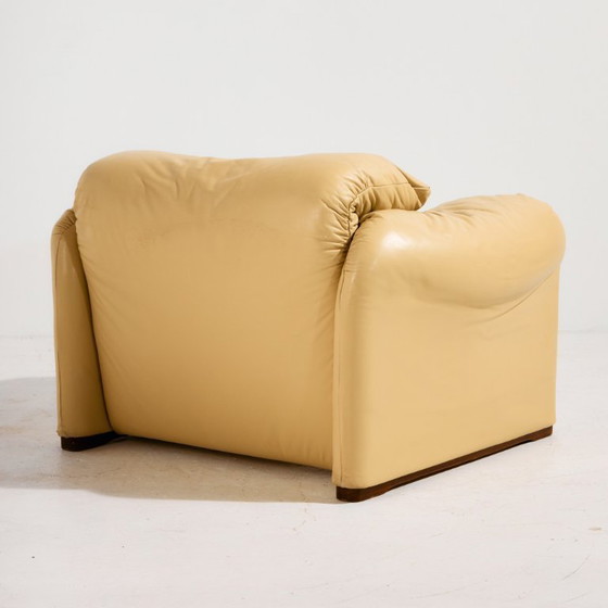 Image 1 of MK11585 Juego de cuero Maralunga de Vico Magistretti para Cassina. Juego de 3