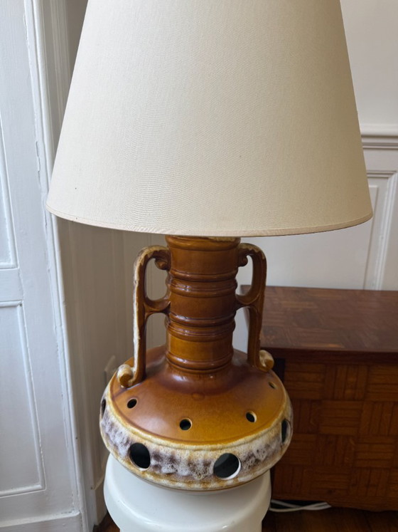 Image 1 of Ceramic floor lamp – Fat Lava Mid century - 1960s/70s