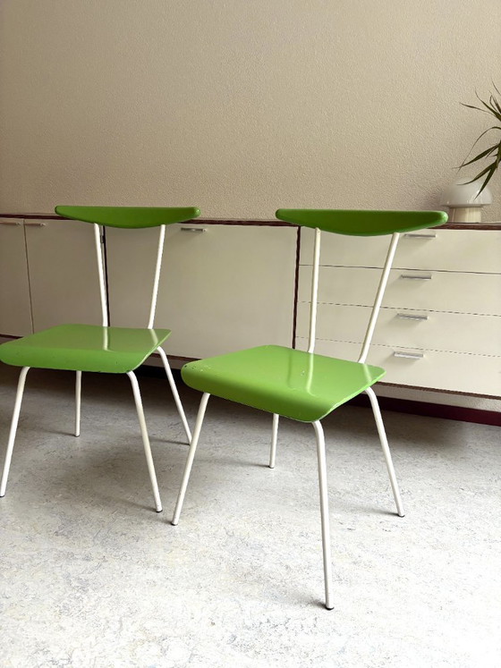 2x Sedie Dress boy Wim Rietveld per Auping – Sedie da pranzo, Metal (photo 10 of 10)