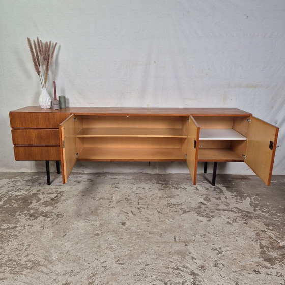 Image 1 of Vintage Jaren 60 Deens Sideboard, Wandmeubel Dressoir Teak