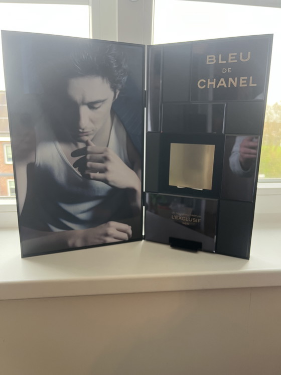 Image 1 of Bleu de Chanel vintage display