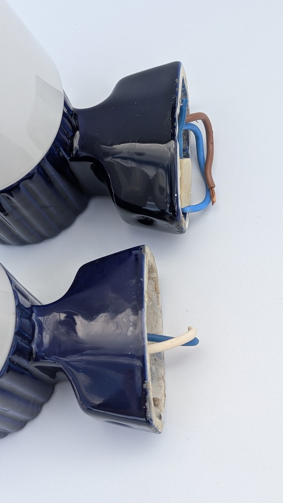 Image 1 of Wandlamp IFÖ 6020 en zeephouder in keramiek