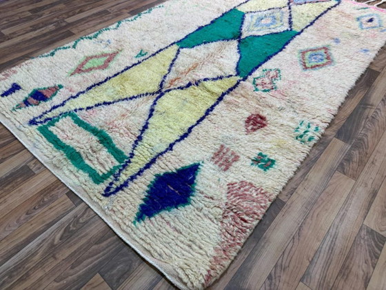 Image 1 of Tapis marocain traditionnel en laine 300cmx150cm