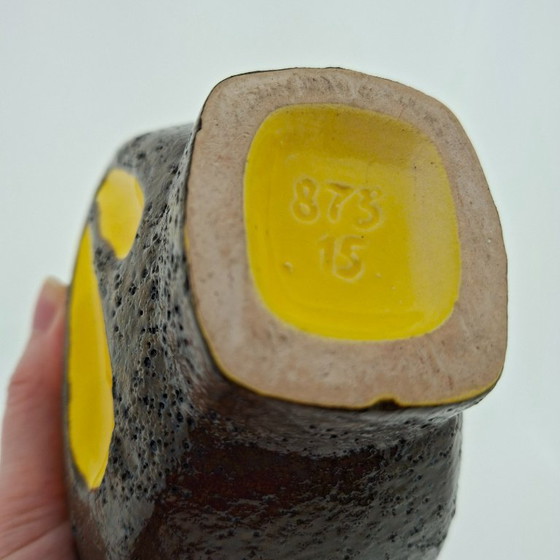 Image 1 of Vaso Germania Ovest ES Ceramics | Petalo Giallo 873-15