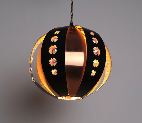 Image 1 of Werner Schou Kupfer-Pendelleuchte, Coronell 1960er Jahre