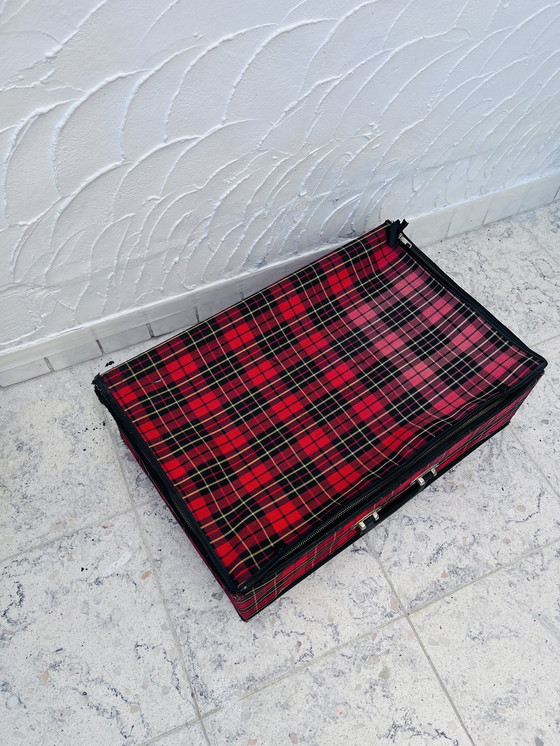 Image 1 of Coppia di valigie decorative scozzesi d'epoca