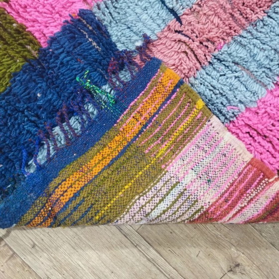 Image 1 of Berber-Wollläufer – Handgefertigt aus 100 % Wolle aus Marokko (206 × 85 cm)