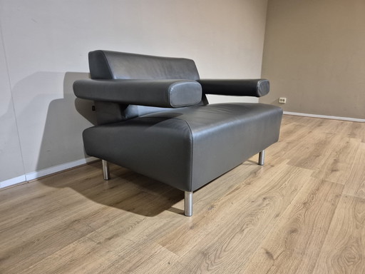 Havee Cloak - Loveseat - Anthrazit - Leder - Design - ZGAN