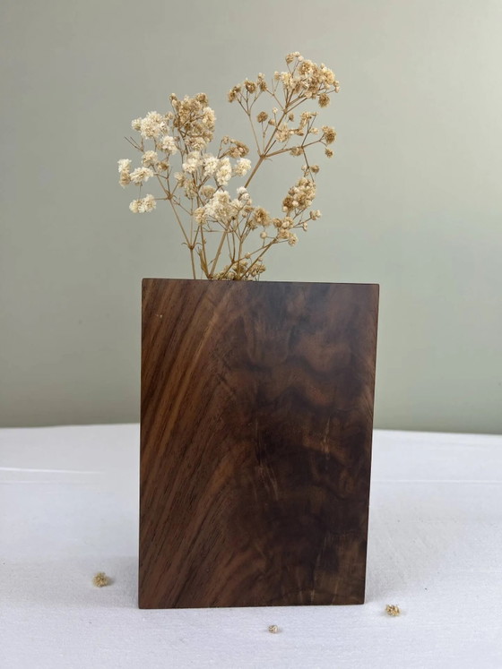 Minimalistisch design houten vaas – Vazen, Wood (photo 2 of 11)