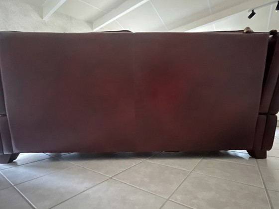 Divano Castello in Pelle (Rosso Bordeaux) – Divani 3 posti (photo 6 of 7)