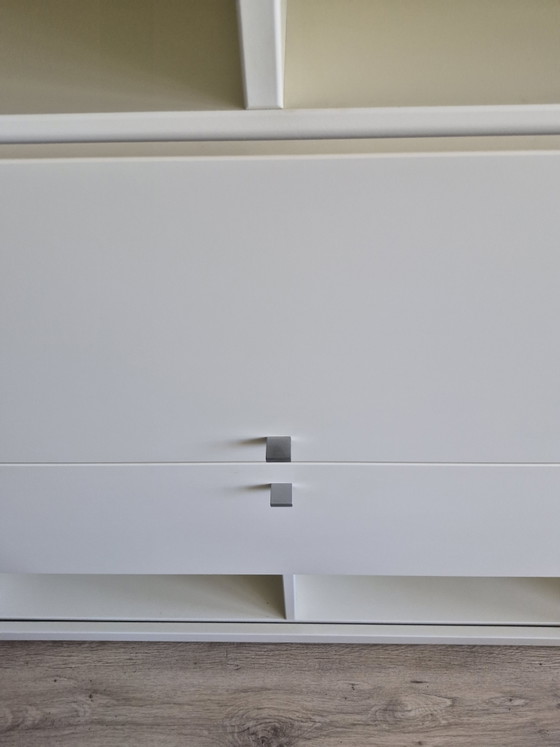 Hülsta Vintage Tv-Kast Met Schuifdeuren En Lades – tv-meubelen, Metal, Wood (photo 4 of 7)