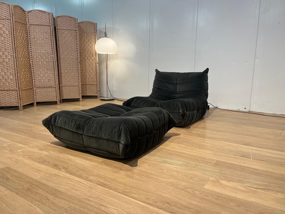 Image 1 of Ligne Roset Togo 1 zit + Poef Svezia