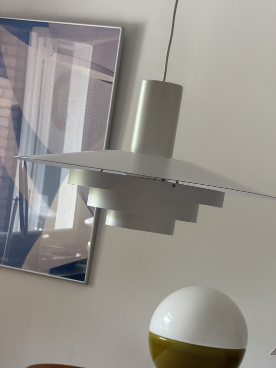 Image 1 of Lampe à suspension design danois Fog & Mørup modèle Karlebo pour Poulsen