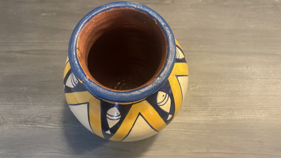Image 1 of Antique Moroccan Art Deco vase – Safi (ca. 1930-1950)
