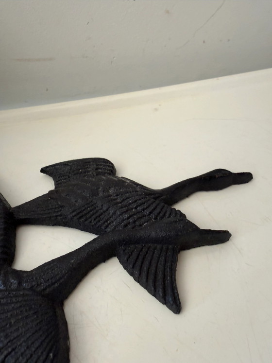 Cast iron wall birds – Wall decoration, Vintage (photo 3 of 4)