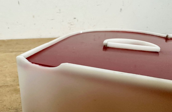 Image 1 of Lettera R rossa vintage con facciata, anni '70