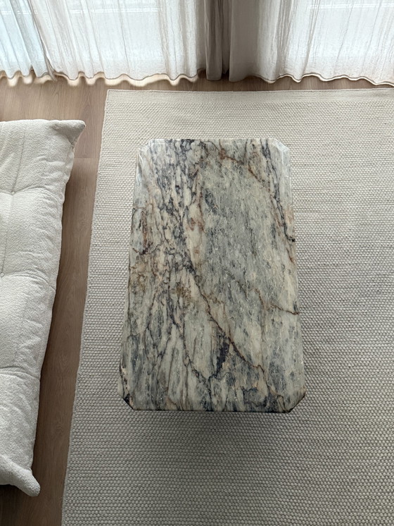 Image 1 of table basse vintage en marbre