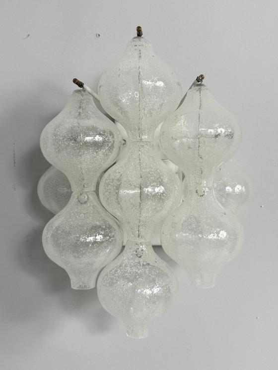 Image 1 of Ensemble de 2 appliques murales, modèle : « Tulipan 9 WA » pour KALMAR FRANKEN KG, Autriche, années 1960