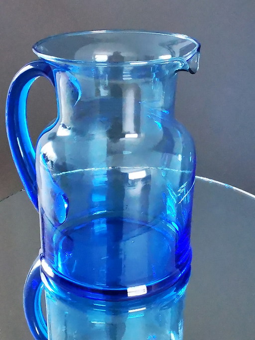 Water jug, glass, 1970s-1990s