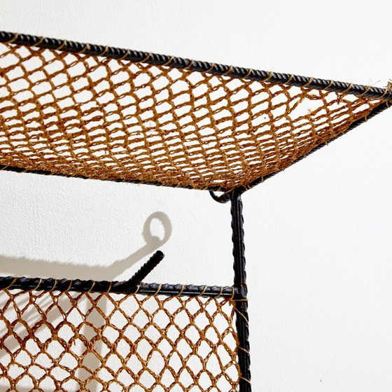 Image 1 of MK8606 Rattan and metal coat rack