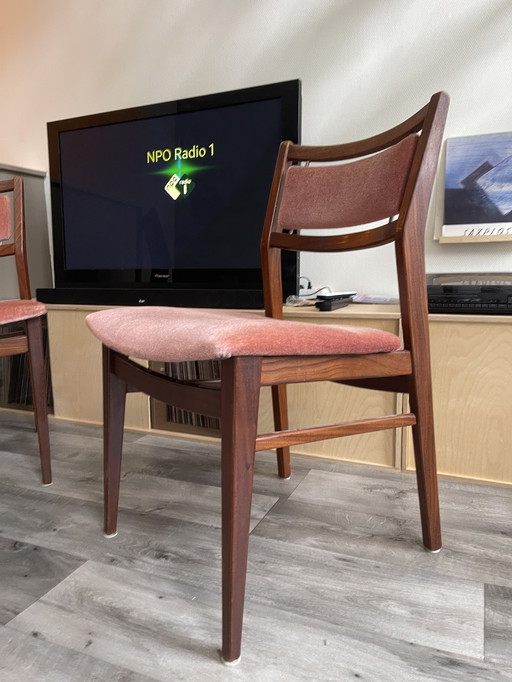 4 dänische Design-Stühle aus Teak