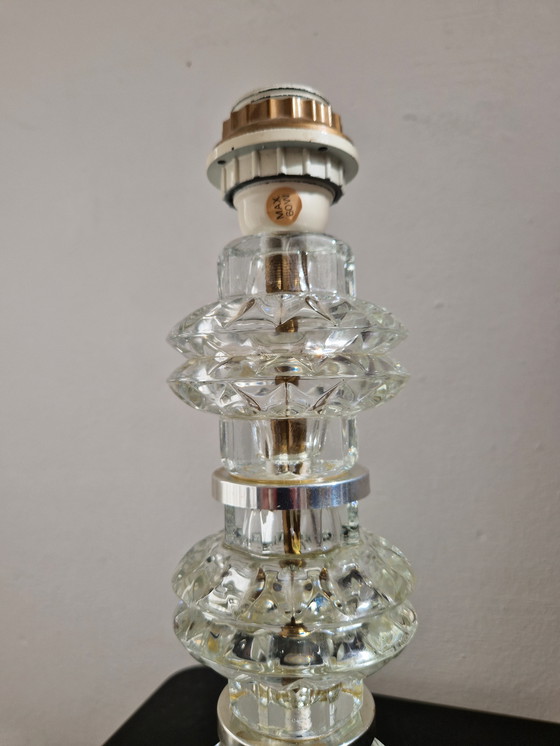 Image 1 of Vintage Orrefors Tafellamp Sweden Kristalglas