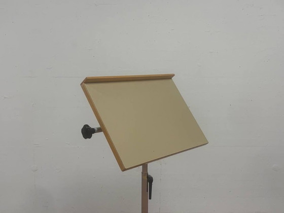 Pupitre d'Orchestre avec Structure en Acier Chromé & Plateau en Bois – Objets déco, Chrome (photo 3 of 13)