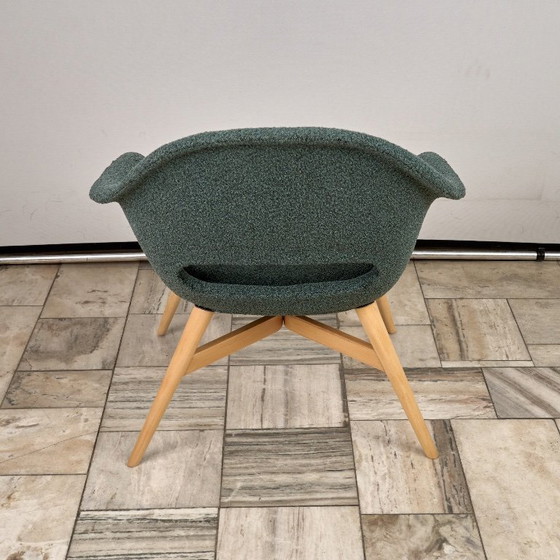 Image 1 of Vintage Shell Lounge Chair van Miroslav Navratil, jaren 60, Tsjechoslowakije