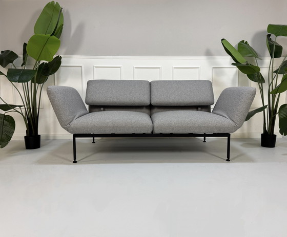 Image 1 of Brühl Roro designer gray fabric sofa bed exhibition piece