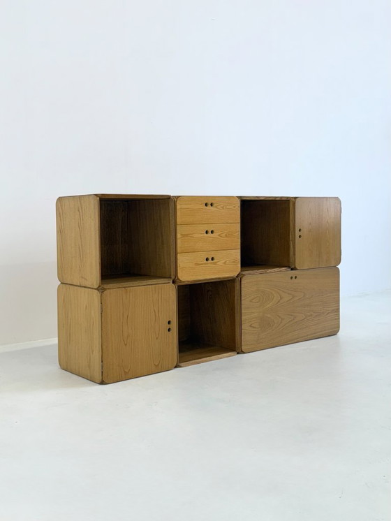 Image 1 of Set of 7 modular cabinets by Derk Jan de Vries for Maisa di Seveso