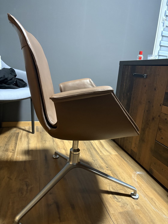 Image 1 of Walter Knoll Stuhl-Set (3 piezas) – Hochwertiges Echtleder – Designklassiker