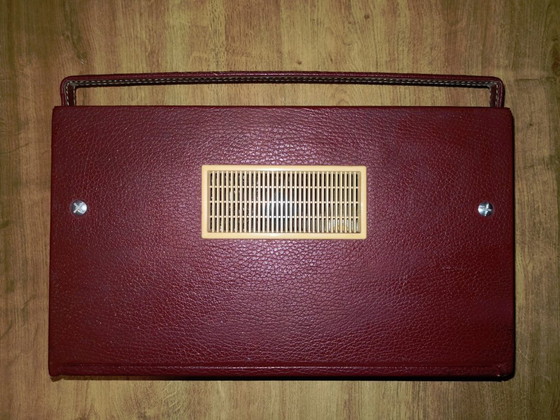 Image 1 of Rare Vintage Wooden Radio Telemonde / 1960s