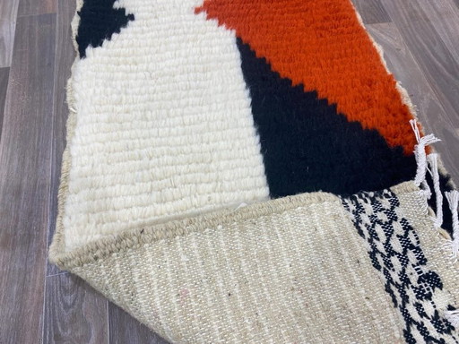 Traditional Moroccan hallway rug, size 75/300 cm – Alessi, vloerkleden en tapijten, Wool (photo 2 of 8)