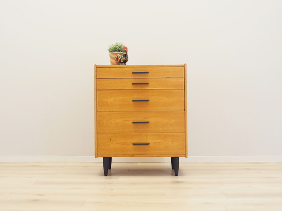 Image 1 of Commode en frêne, Design danois, 1960S, Manufacture : Lyby Møbler