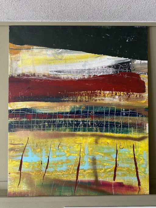 Masaki Kazushi abstract painting