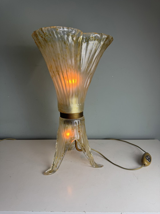 Murano Glass Sil Lux Milano Table Lamp - Beautiful Design – Brass (photo 15 of 15)