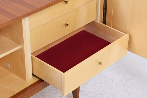 Image 1 of Vintage dressoir 60s Mid Century TV-meubel met laden retro houten opbergruimte #04-22