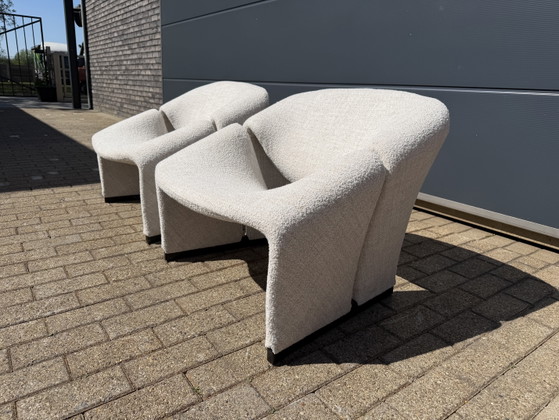 Image 1 of Artifort F580 Groovy armchairs in mint condition!! Pierre Paulin